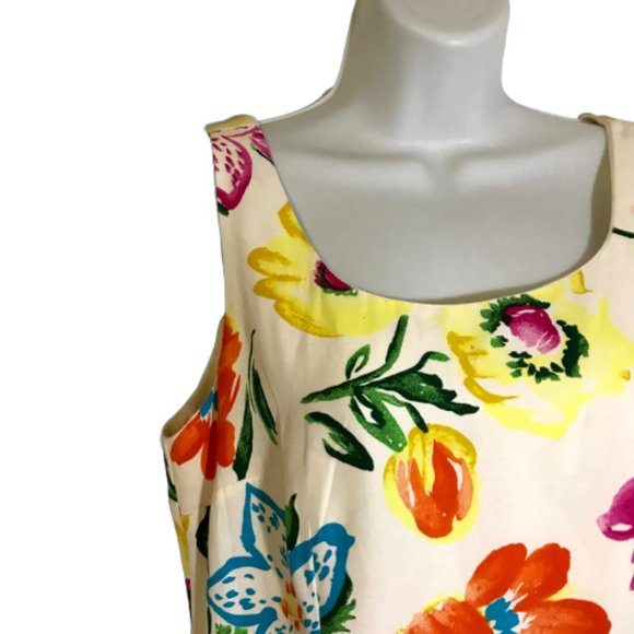 VTG Rabbit Rabbit Rabbit 90s Floral Slip Dress - Picture 4 of 6